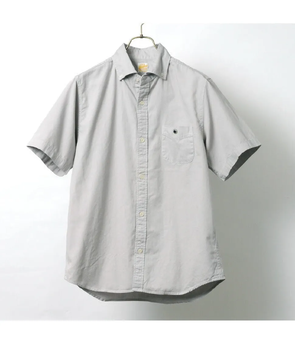 BARNS / BR-5266 Ox S/S button-down shirt