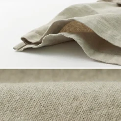 BARNS / Cotton linen skipper button works concho shirt