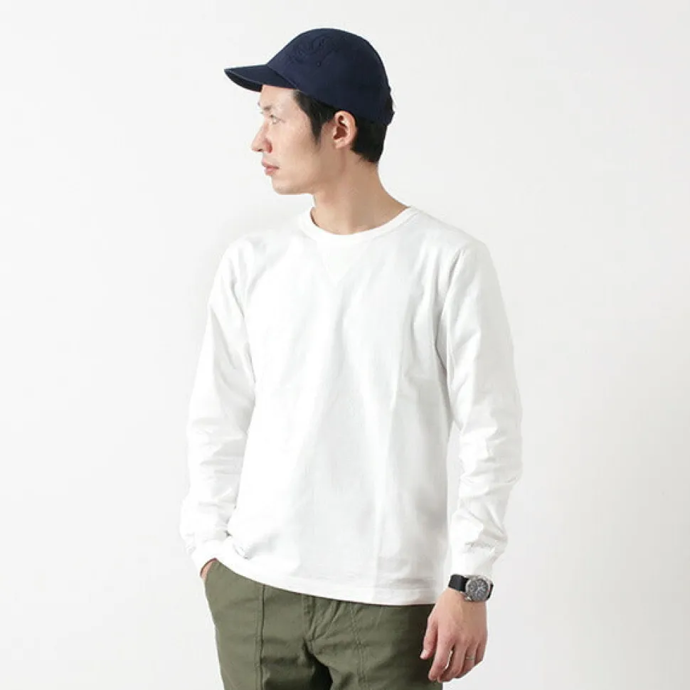 BARNS / COZUN Knit Vintage Long Sleeve Crew Neck T-Shirt