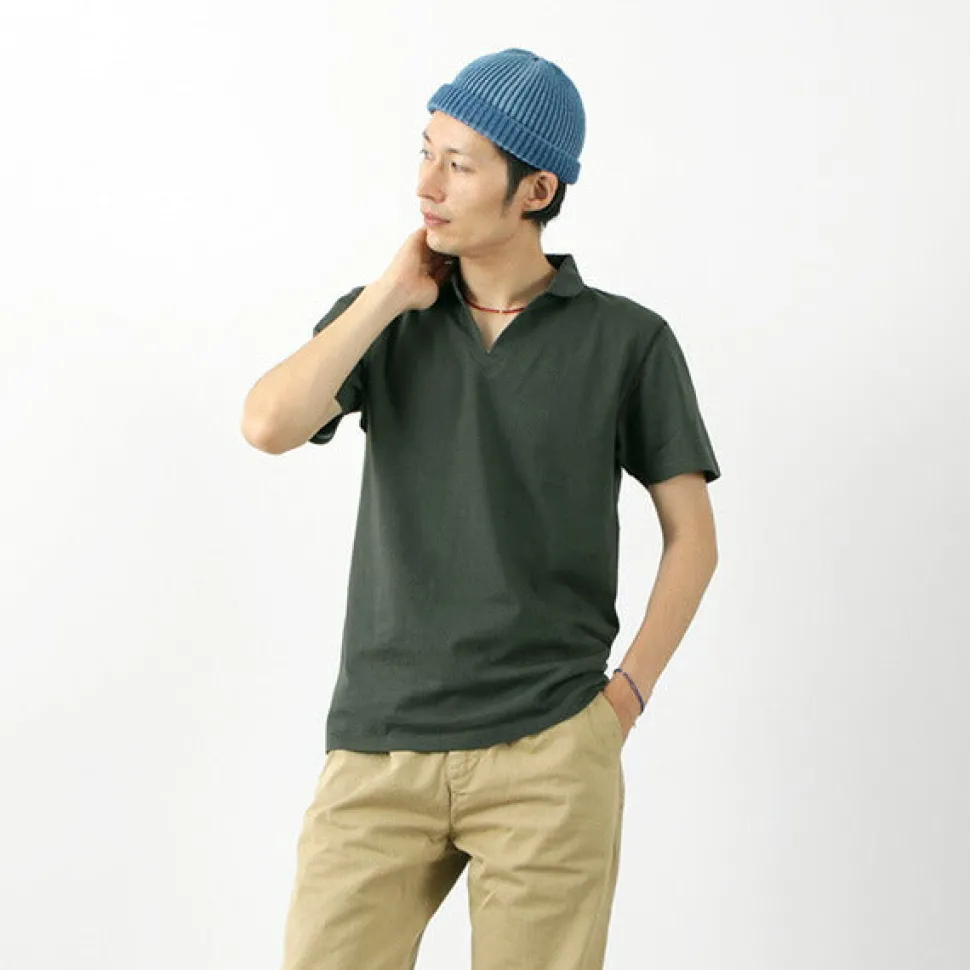 BARNS / Cozun Knit Vintage Skipper Polo Shirt