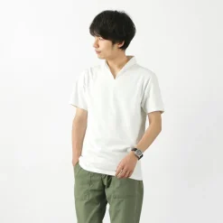 BARNS / Cozun Knit Vintage Skipper Polo Shirt
