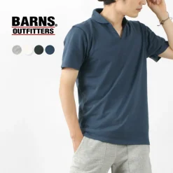 BARNS / Cozun Knit Vintage Skipper Polo Shirt