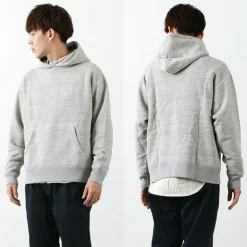 BARNS / Hanging Knit Wide Hoodie