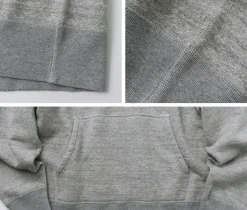 BARNS / Hanging Knit Wide Hoodie