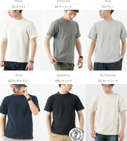 BARNS / Heavy Spun Milled Short Sleeve T-Shirt