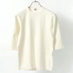 BARNS / Heavy spun milled fabric 6.5/10 sleeve T-shirt
