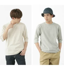 BARNS / Heavy spun milled fabric 6.5/10 sleeve T-shirt