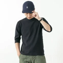 BARNS / Heavy spun milled fabric 6.5/10 sleeve T-shirt