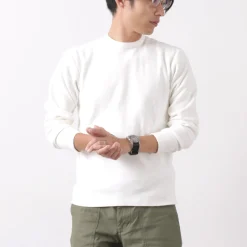 BARNS / Heavy Spun Milled Fabric Long Sleeve T-Shirt