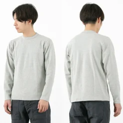 BARNS / Heavy Spun Milled Fabric Long Sleeve T-Shirt