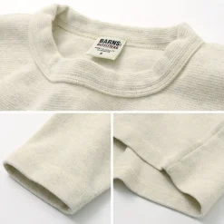 BARNS / Heavy Spun Milled Fabric Long Sleeve T-Shirt
