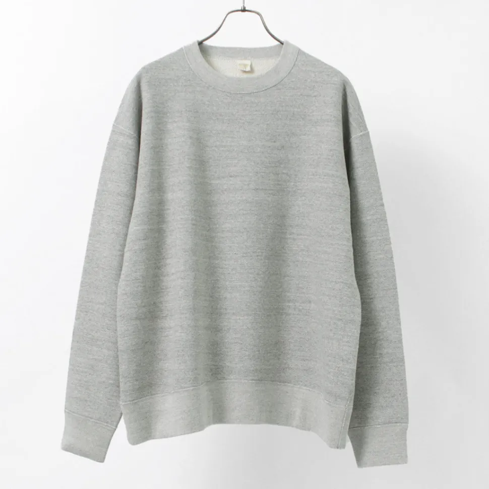 BARNS / Loopwheel wide crew sweatshirt