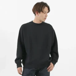 BARNS / Loopwheel wide crew sweatshirt