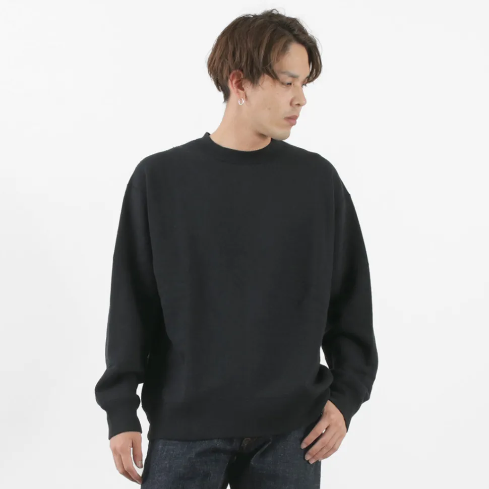 BARNS / Loopwheel wide crew sweatshirt