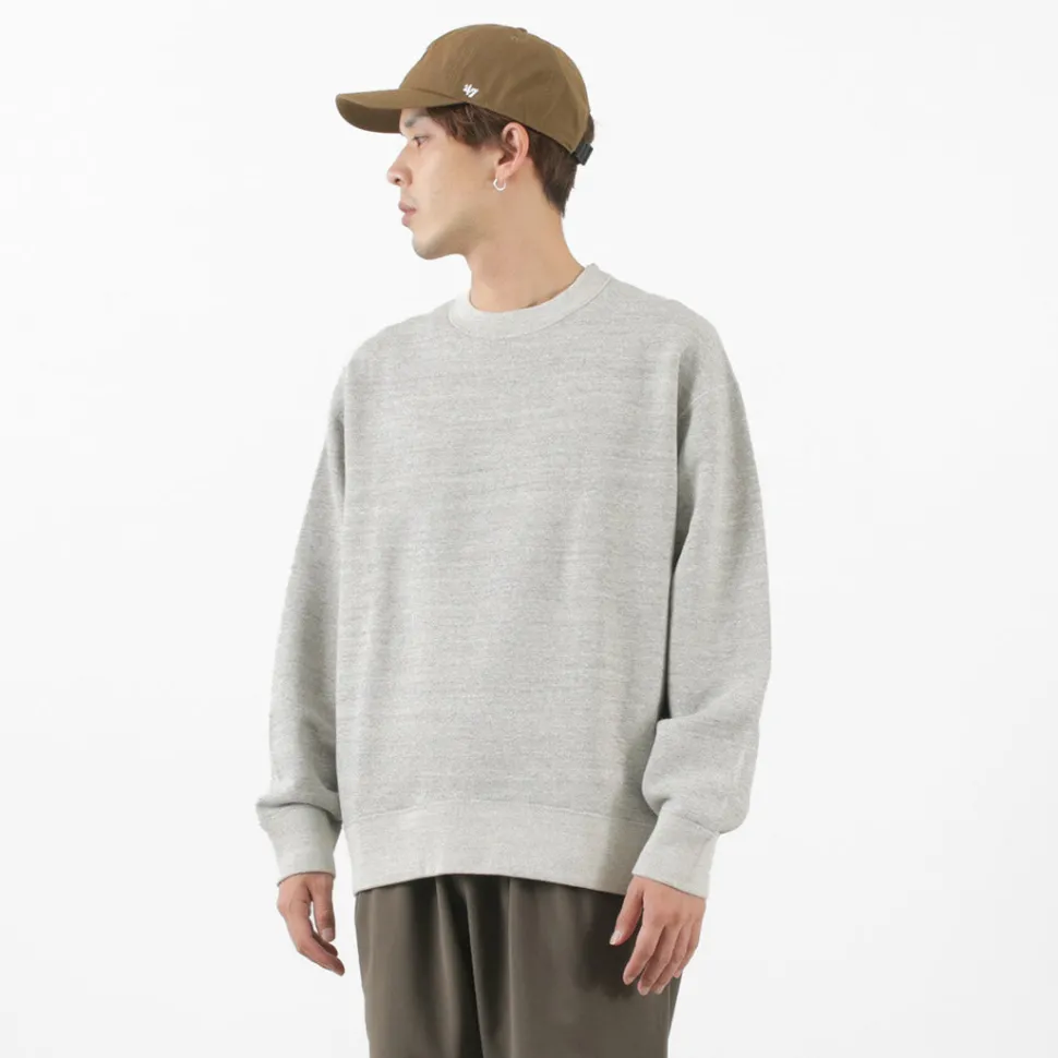 BARNS / Loopwheel wide crew sweatshirt