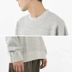 BARNS / Loopwheel wide crew sweatshirt
