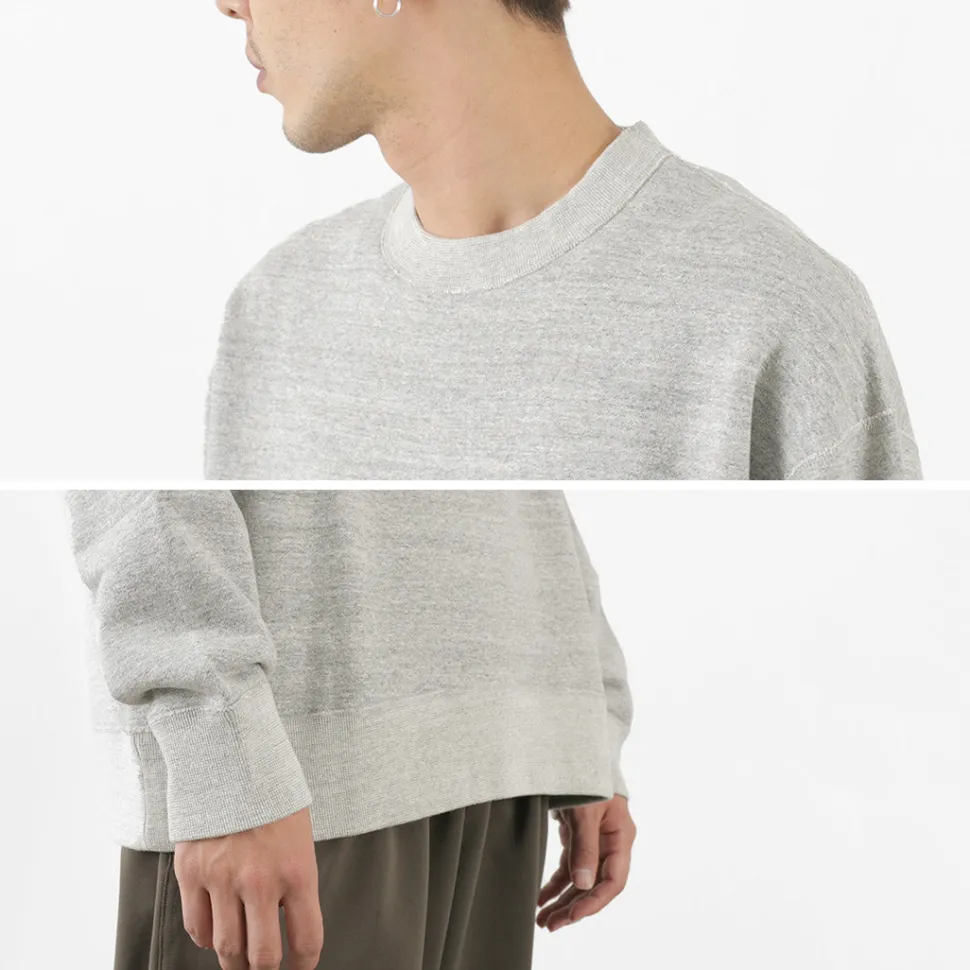 BARNS / Loopwheel wide crew sweatshirt