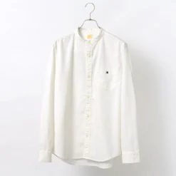 BARNS / Ox Band Collar Shirt