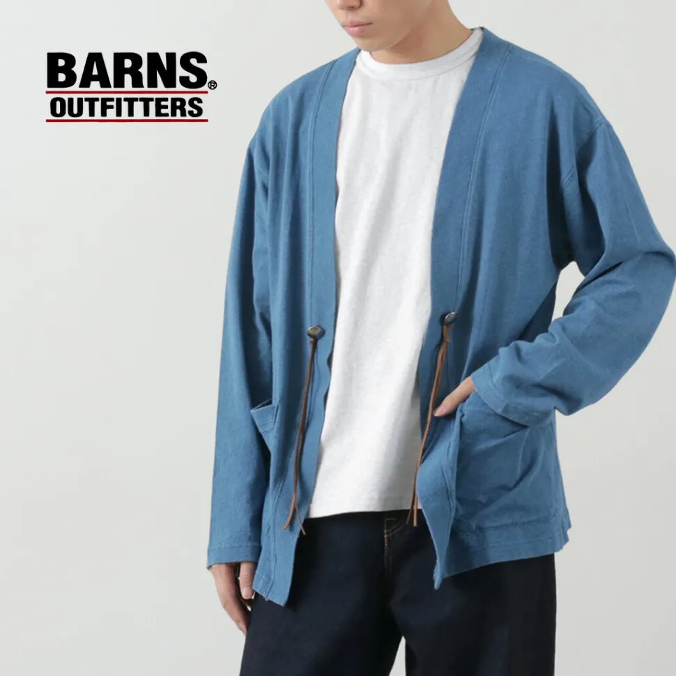 BARNS / Relaxed Fit Indigo Cardigan