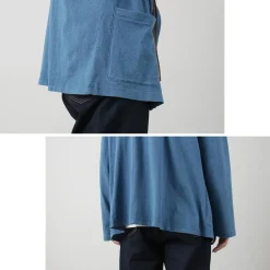 BARNS / Relaxed Fit Indigo Cardigan