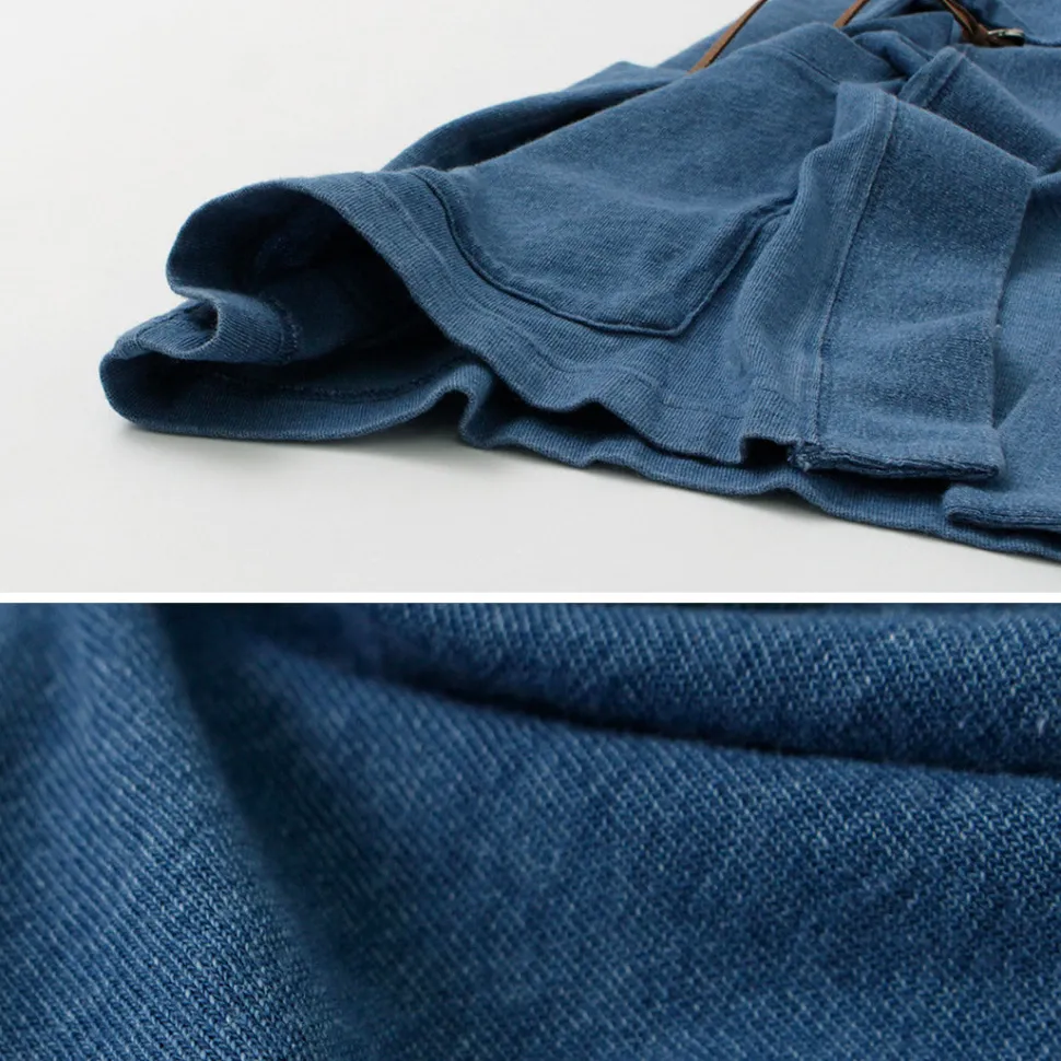 BARNS / Relaxed Fit Indigo Cardigan