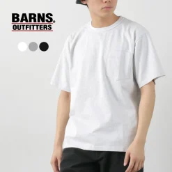 BARNS / Toughneck Short Sleeve Solid T-Shirt