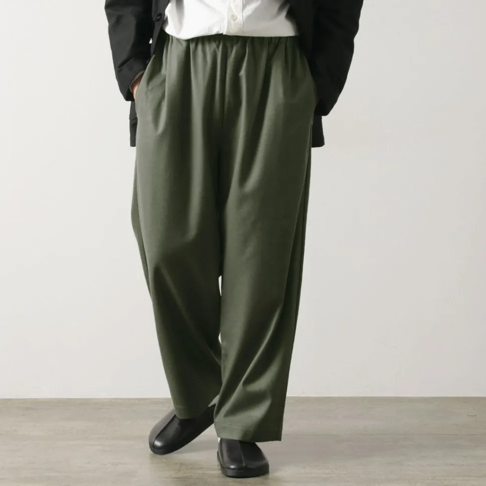 BASISBROEK / MOREMO Wide Pants High Count Flannel
