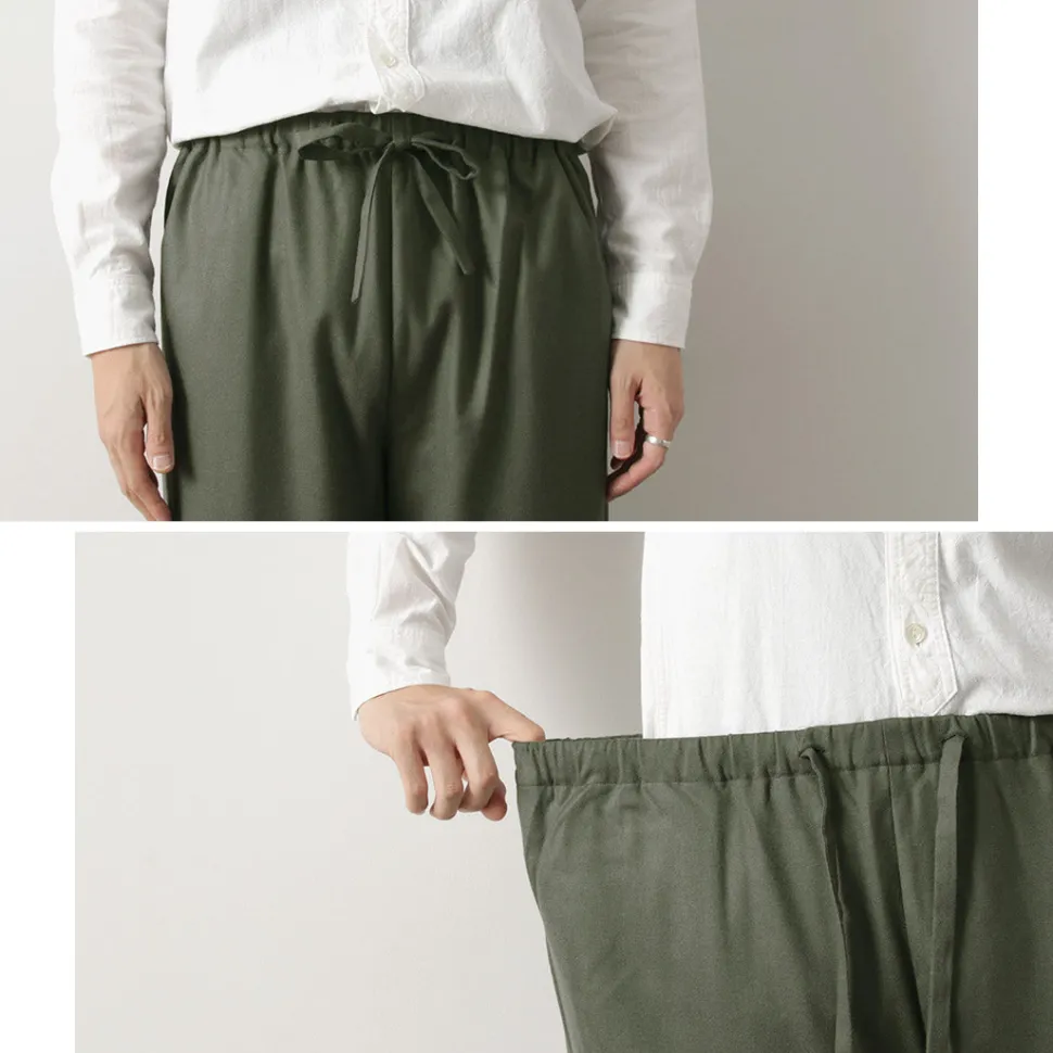 BASISBROEK / MOREMO Wide Pants High Count Flannel