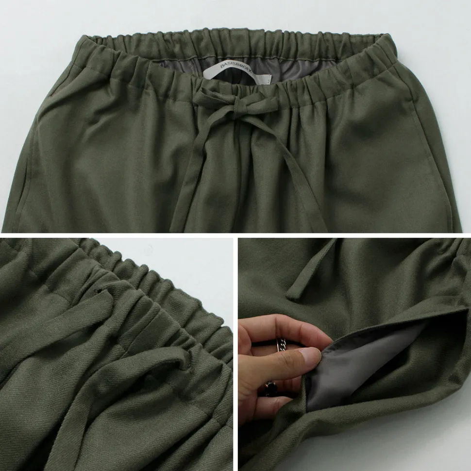 BASISBROEK / MOREMO Wide Pants High Count Flannel