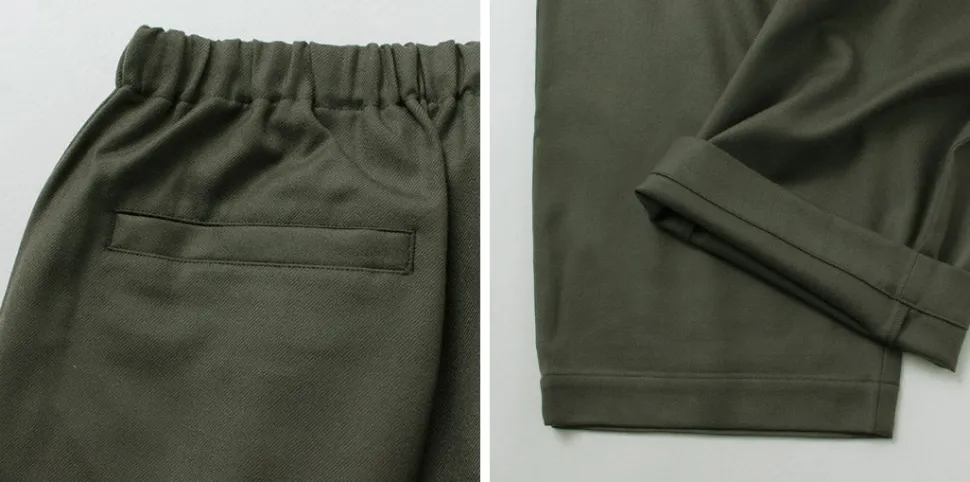 BASISBROEK / MOREMO Wide Pants High Count Flannel