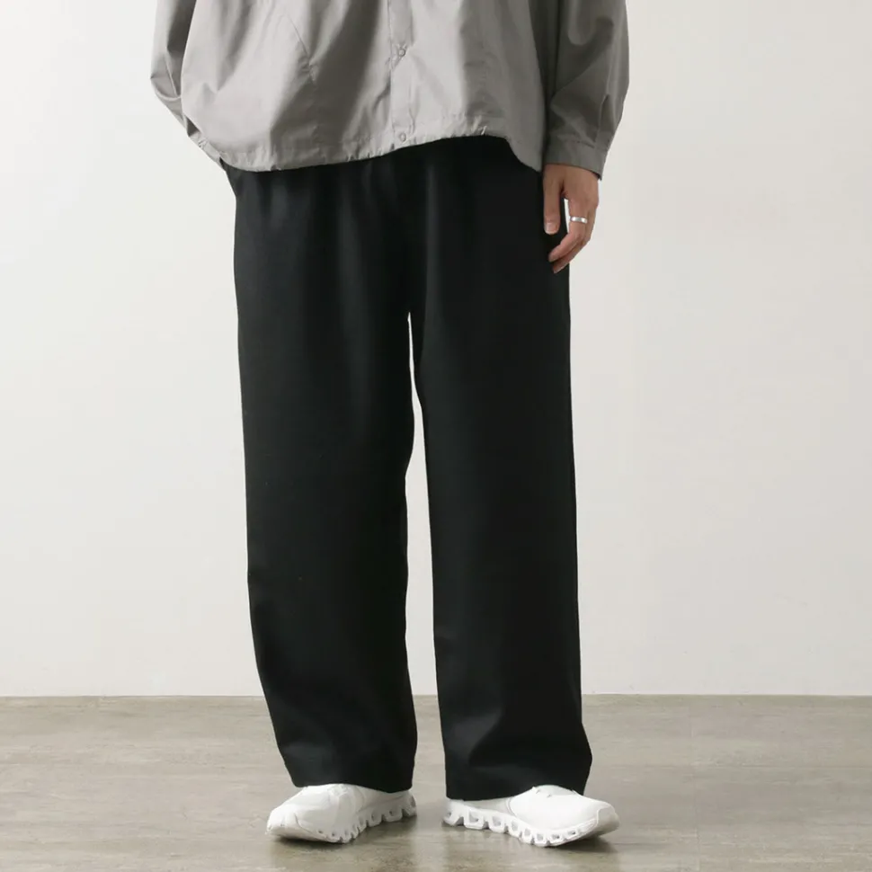 BASISBROEK / MOREMO Wide Pants High Count Flannel