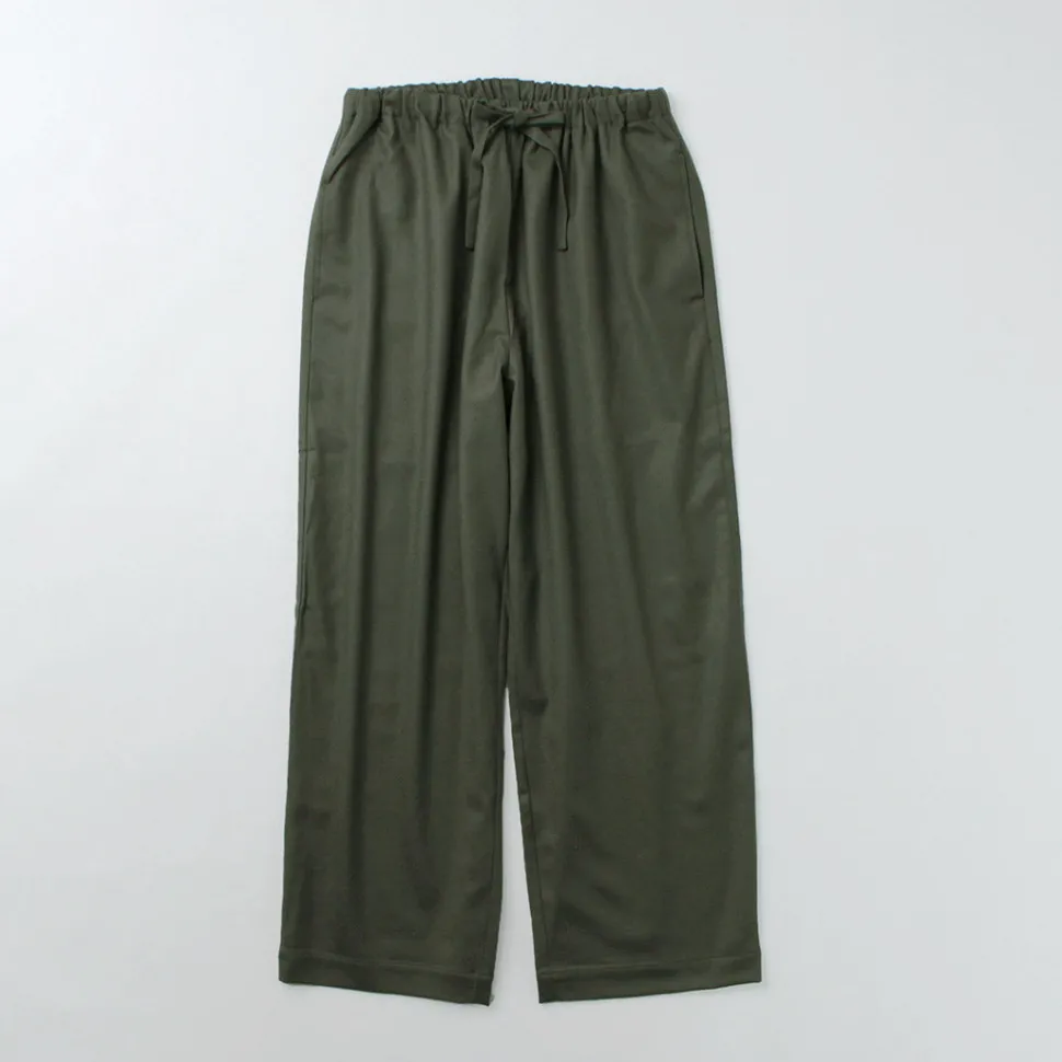 BASISBROEK / MOREMO Wide Pants High Count Flannel