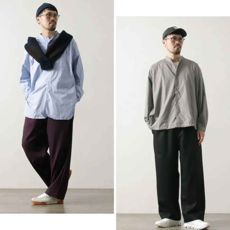 BASISBROEK / MOREMO Wide Pants High Count Flannel