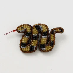 BEADED ACCESSORIES / Beaded pin badge S