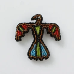 BEADED ACCESSORIES / Beaded pin badge M