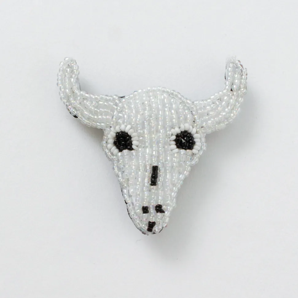 BEADED ACCESSORIES / Beaded pin badge M