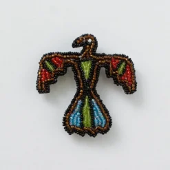 BEADED ACCESSORIES / Beaded pin badge M