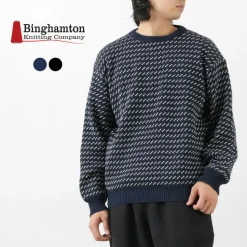 BINGHAMTON KNITTING COMPANY / Birds Eye Crew Sweater