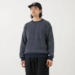 BINGHAMTON KNITTING COMPANY / Birds Eye Crew Sweater