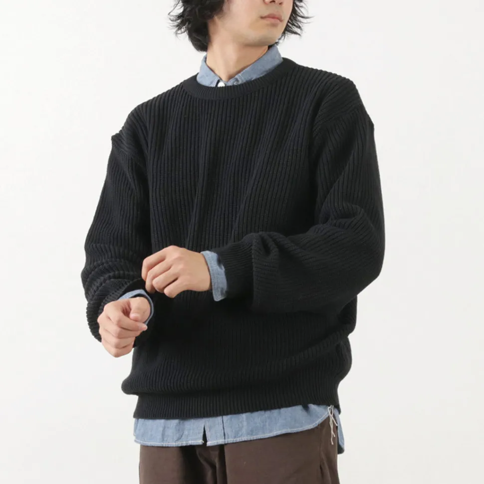 BINGHAMTON KNITTING COMPANY / Shaker Crew Knit