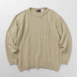 BINGHAMTON KNITTING COMPANY / Fisherman Pullover Cotton Knit