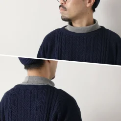 BINGHAMTON KNITTING COMPANY / Fisherman Pullover Cotton Knit