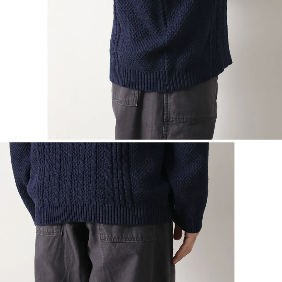 BINGHAMTON KNITTING COMPANY / Fisherman Pullover Cotton Knit