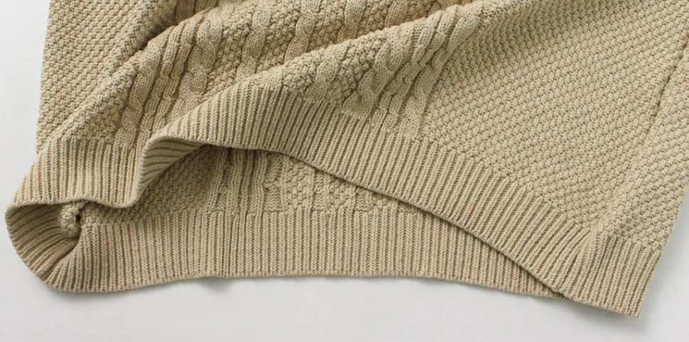 BINGHAMTON KNITTING COMPANY / Fisherman Pullover Cotton Knit