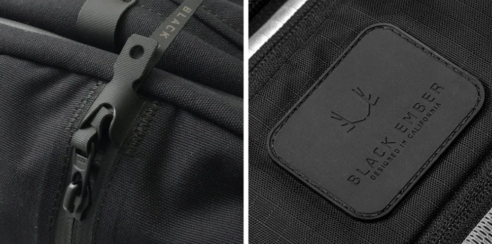 BLACK EMBER / CORDURA FORGE 500 Denier 3WAY Travel Backpack