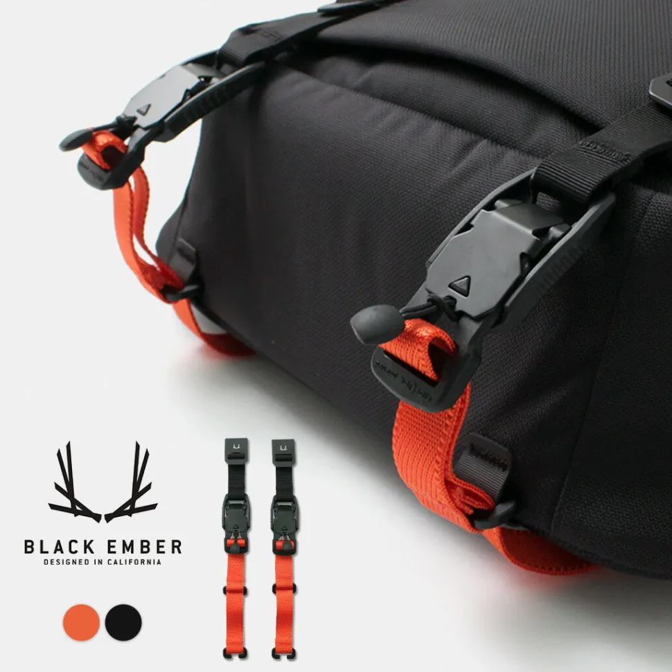 BLACK EMBER / V-Buckle Compression Strap