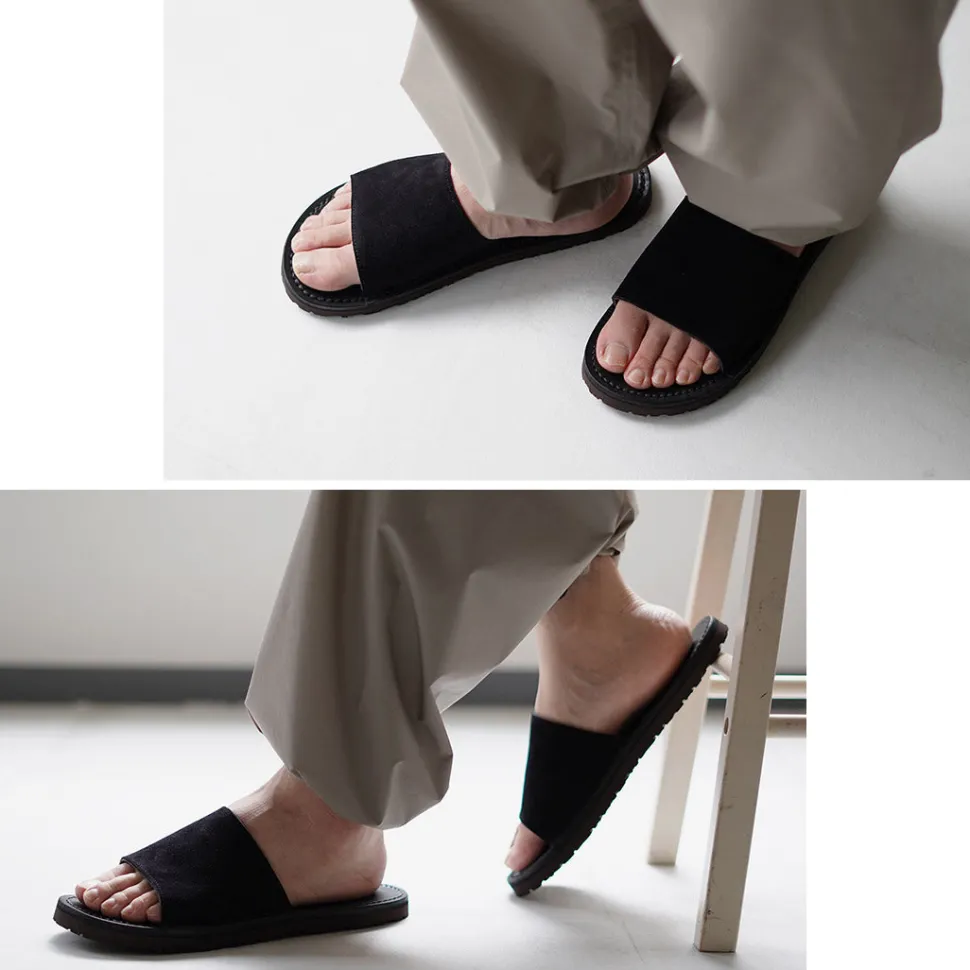 BLUE OVER / Fosco 2 Black Sole Sandals