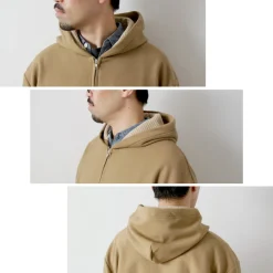 BURLAP OUTFITTER / Grid Fleece Lined Zip Hoodie