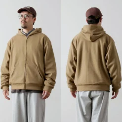 BURLAP OUTFITTER / Grid Fleece Lined Zip Hoodie