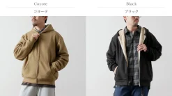 BURLAP OUTFITTER / Grid Fleece Lined Zip Hoodie